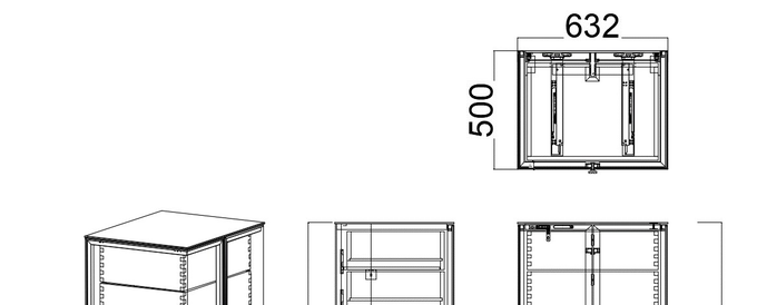 Minimalist Modern Alloy Aluminium Kitchen Cabinet Customization