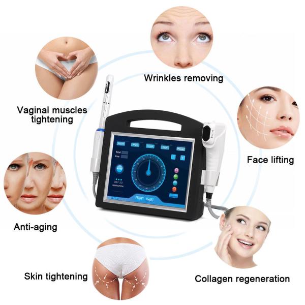 Máquina do rejuvenescimento HIFU 4D da pele, cartuchos de SMAS que firmam a máquina do tratamento de HIFU