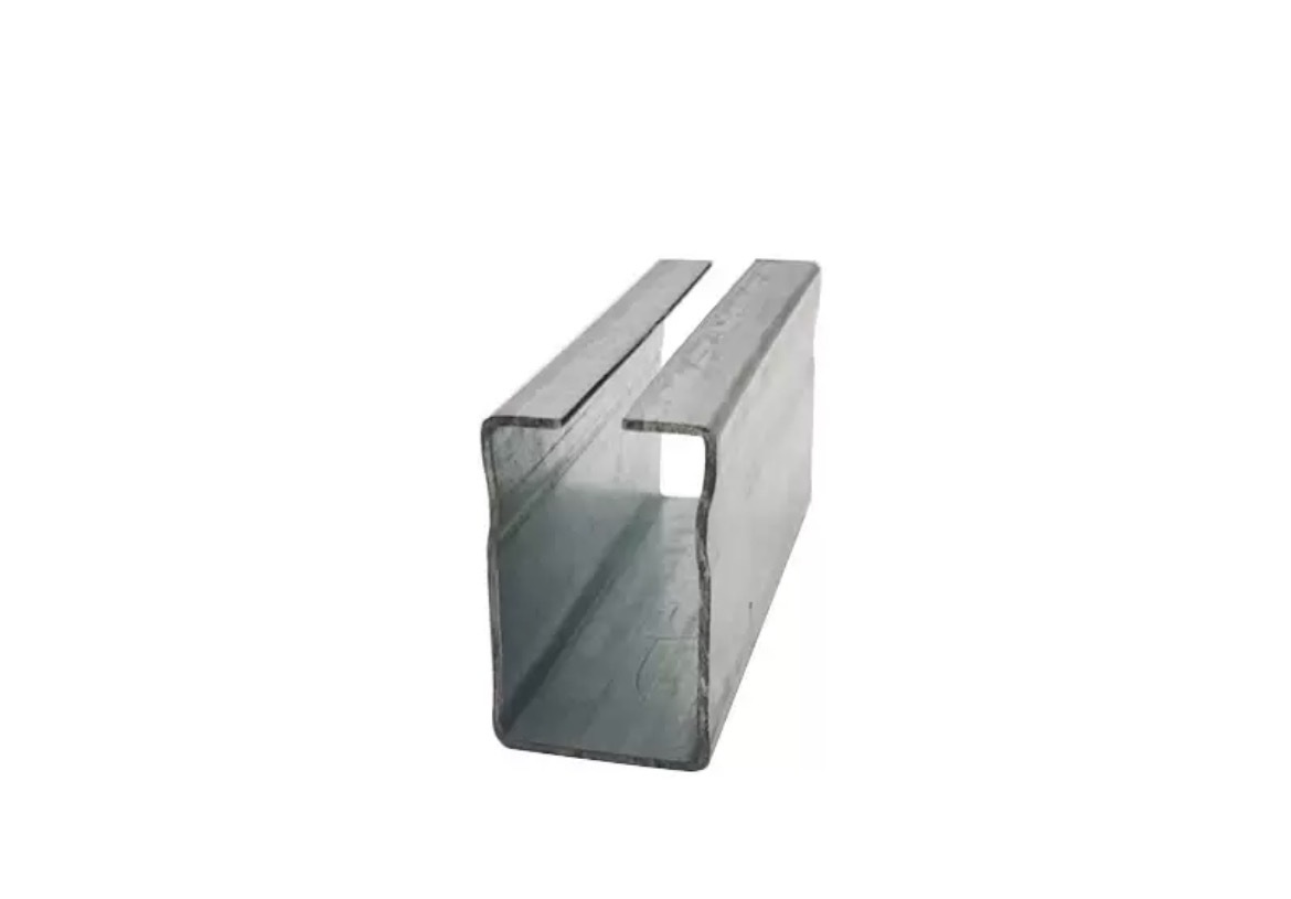 Custom Pre Punched Steel C Purlin Lightweight 60 – 120μM Zinc Coating Channel Section