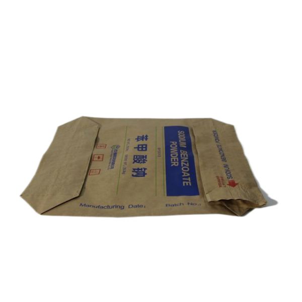 25kg 50Kg наклеило сумку Multiwall порошка бензоата натрия клапана упаковывая