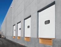 Portas seccionais isoladas comerciais automáticas suspensas com controle remoto