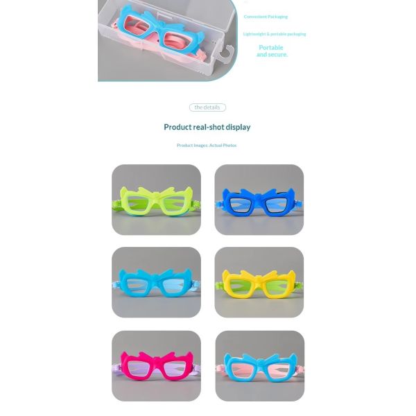 Children's Swim Goggles with Anti-Fog Lens and High-Definition Viewing in a Small Frame Design