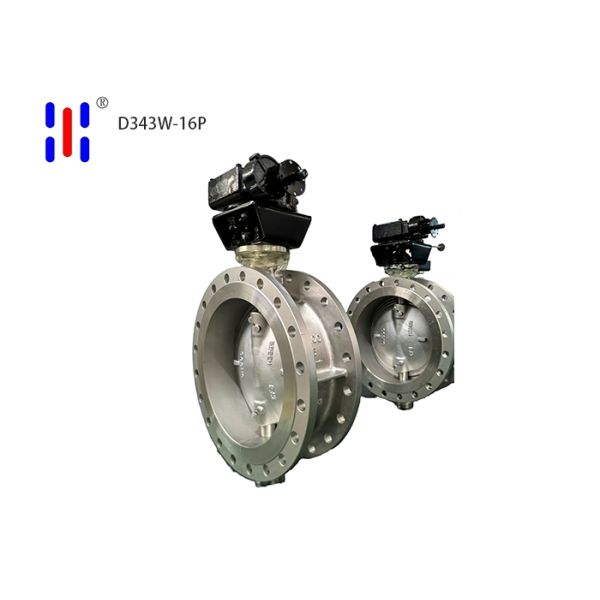 PN16 Triple Eccentric Butterfly Valve PN16 with Flange Interface