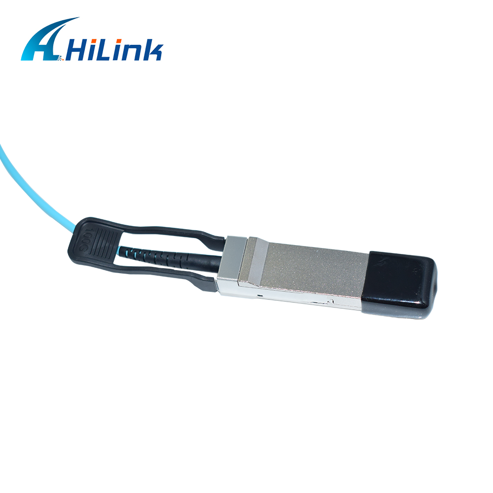 проламывание AOC 3M оптического кабеля QSFP28 волокна локальных сетей гигабита 100G активное