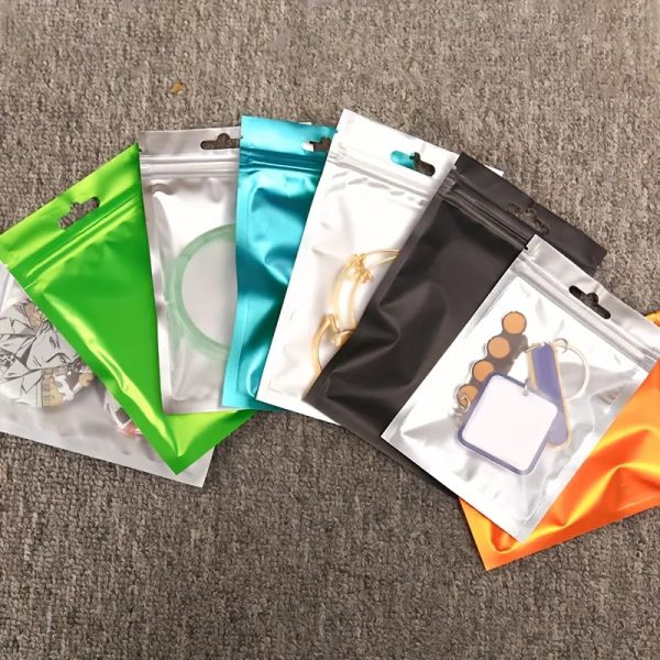Recyclable Eco Friendly Small Mini Ziplock Plastic Color Mylar Zip Lock Stand up Pouch Aluminum Foil Bags