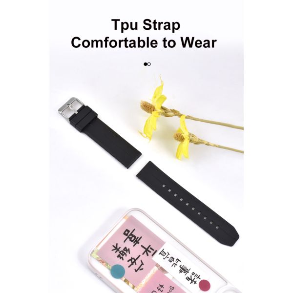22mm Quick-Release TPU Watch Strap