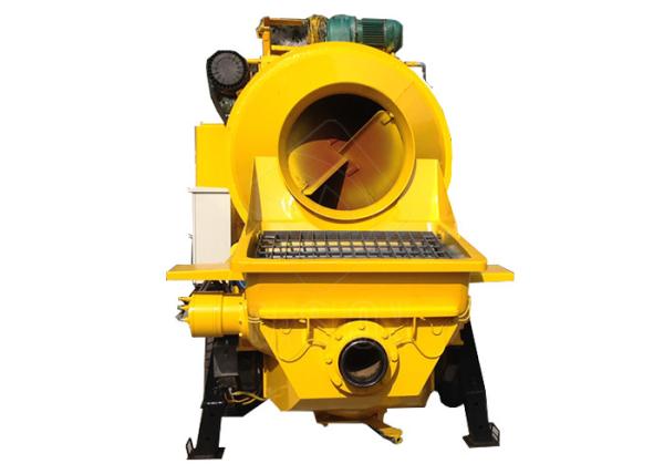 Self Loading Mobile Boom Pressure Winget Portable Concrete Mixer With Pump