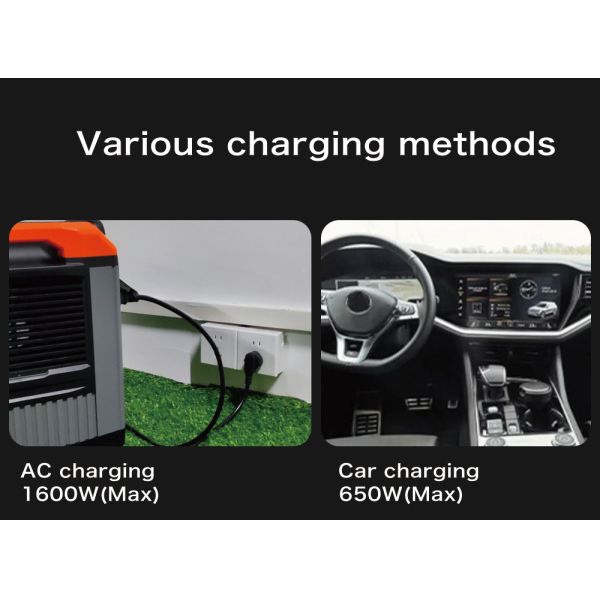 Электростанция с аккумулятором LiFePO4 для кемпинга на открытом воздухе 150 Вт 300 Вт 500 Вт 1000 Вт 2400 Вт 3000 Вт