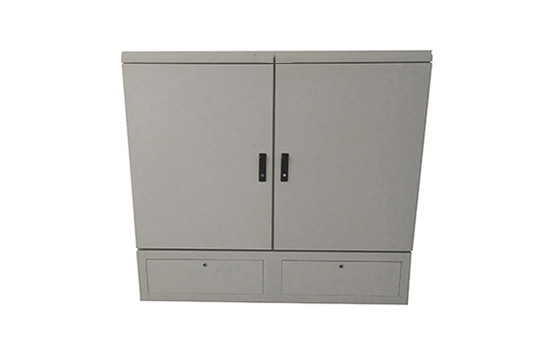 Floor Standing Outdoor Fiber Optic Distribution Cabinet 576 Fibers Cold Roll Steel