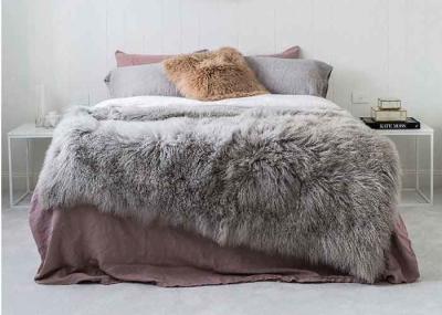 4' X 6' Tibetan Mongolian Large Rectangular Sheepskin Rug Soft For Bed Covers