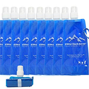 Collapsible Water Bottle Reusable Drinking Water Bottle With Clip For Biking, Hiking Travel, Gym, Sports, Teams, Hiking