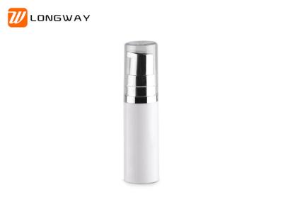 5ml Plastic PP Airless Lotion Bottle Silvering Color For Cosmetic Packaging