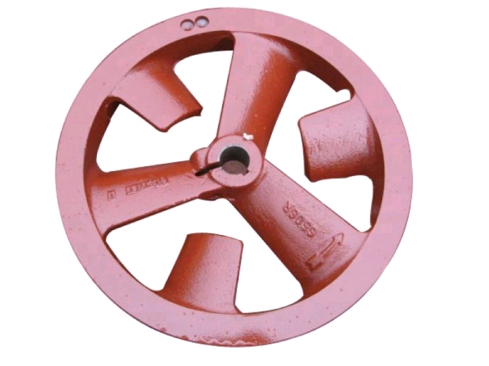 Polea grande de pintura de Grey Cast Iron Casting Belt para la maquinaria agrícola