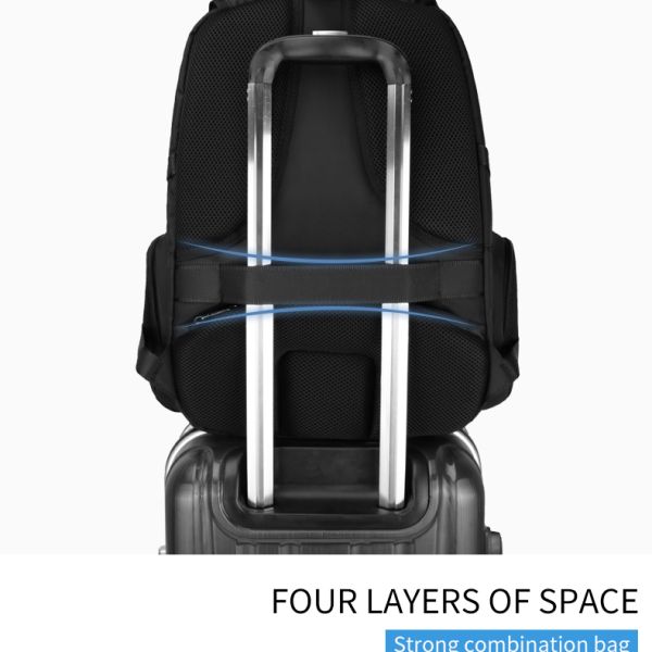 Vente chaude sac à dos de voyage d'affaires portable imperméable à l'eau de grande capacité homme sac à dos