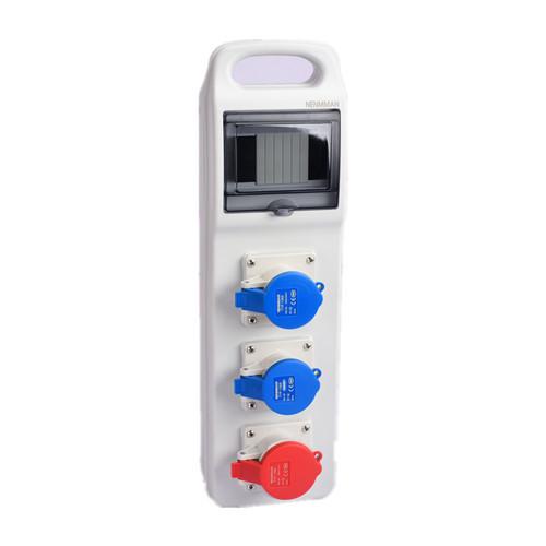 230V 32 Amp IP67 Portable Socket Box PC Plastic Box IEC Standard