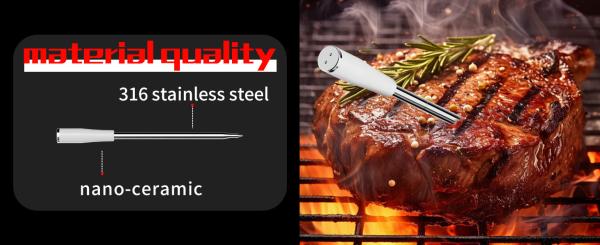 Newest Wireless Bluetooth Bbq Thermometer IPX8 Waterproof Household Food Temperature Controller For Smoker Grill