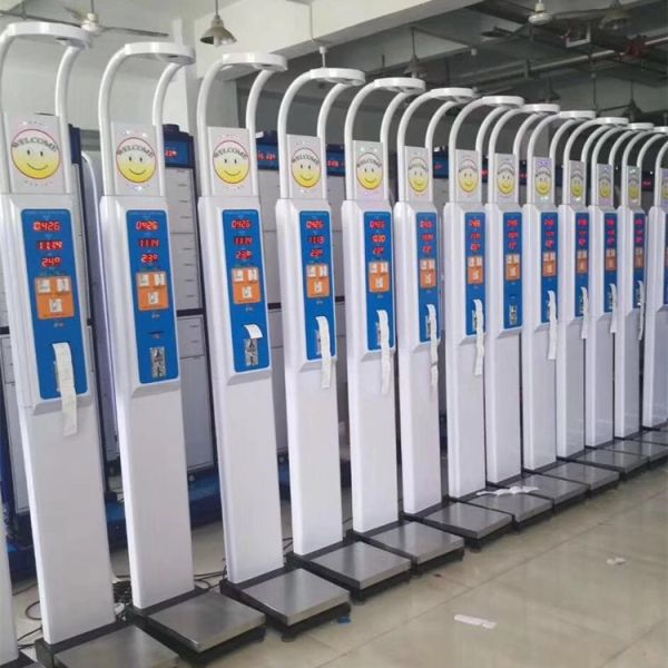 Customized Support CE ISO9001 Certified Medical Hospital Coin Operated Height Weight BMI Scale