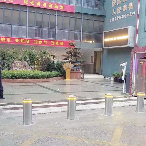 Electronic IP68 Automatic Rising Bollards K12 120 Tons Of Container Trucks