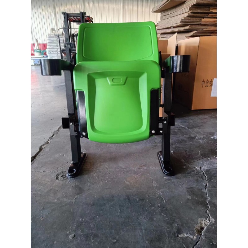 Retractable Grandstand Seating with Foldable Backrests - Durable HDPE Material and Customizable Options for Indoor Sports Arenas