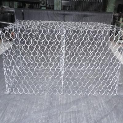 a largura de 0.3m galvanizou cestas tecidas de Gabion