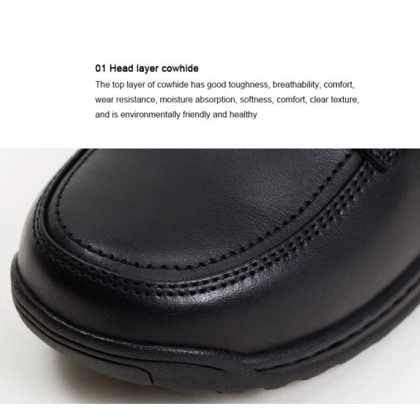 Boy Leather Shoes High Quality School Shoes Student Performance Shoes