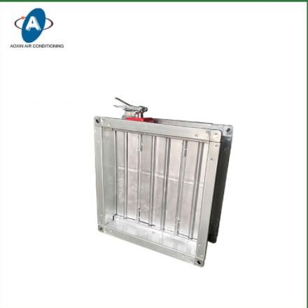 High Sensitivity Smoke Exhaust Fire Damper Fire Fighting  Multi Leaf Exhaust Port