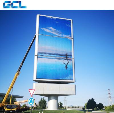 Customized Size High Brightness P6 Outdoor Facade LED Screen With Mean Well Power Supply