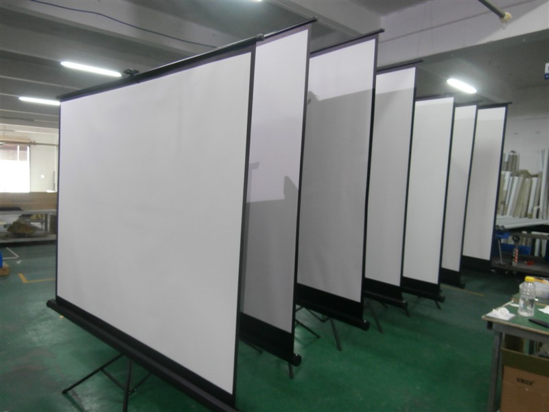 увеличение 1,0 стеклоткани экрана проекции стойки треноги 178x178cm штейновое белое