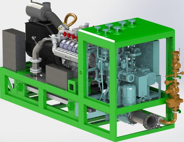 JIG500N M Genset Gas Lpg 60HZ 500kw Natural Gas Generator