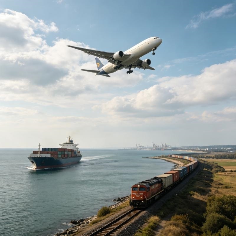 Logistics Sea Air Rail Multimodal Freight Services For Machinery / Industrial Bulk Cargo