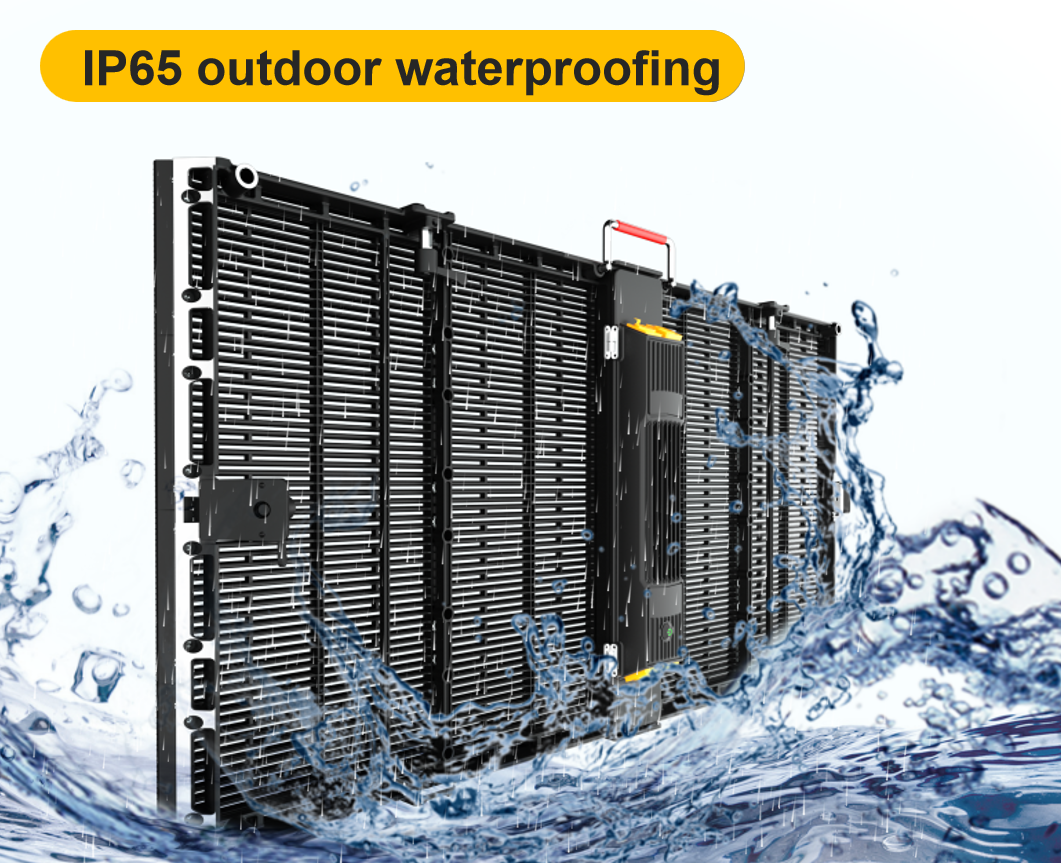 Crystal Series Outdoor Transparent LED Screen with P5.2-10.42mm Pixel Pitch 1000×500mm Cabinet and 9000nit Brightness