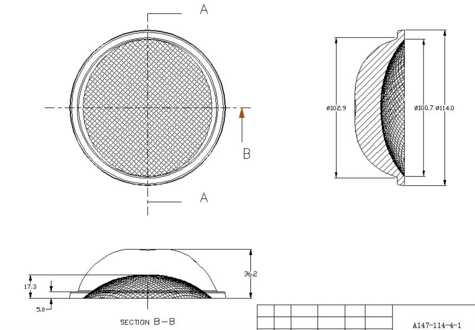 Anti Glare AL Ring LED High Bay Light Fixtures Match 150 W CXA 3590 LED