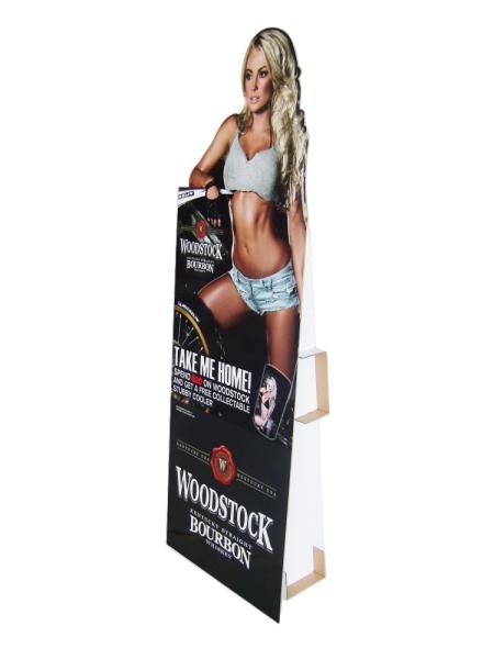 Customizable Recyclable Cardboard Advertising Stands For Promotional Campaigns