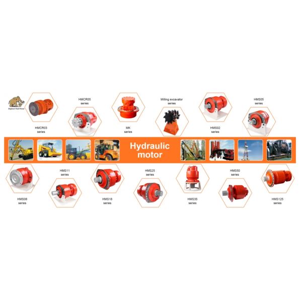 OEM HMS(E)05 Poclain Hydraulics Parts Motors Equivalent