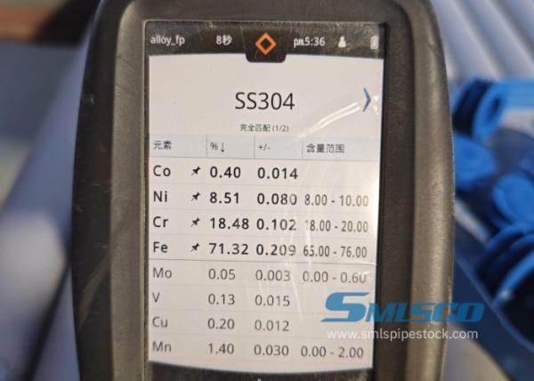 ASTM A269 Tube sans soudure austénitique TP304L pour service général