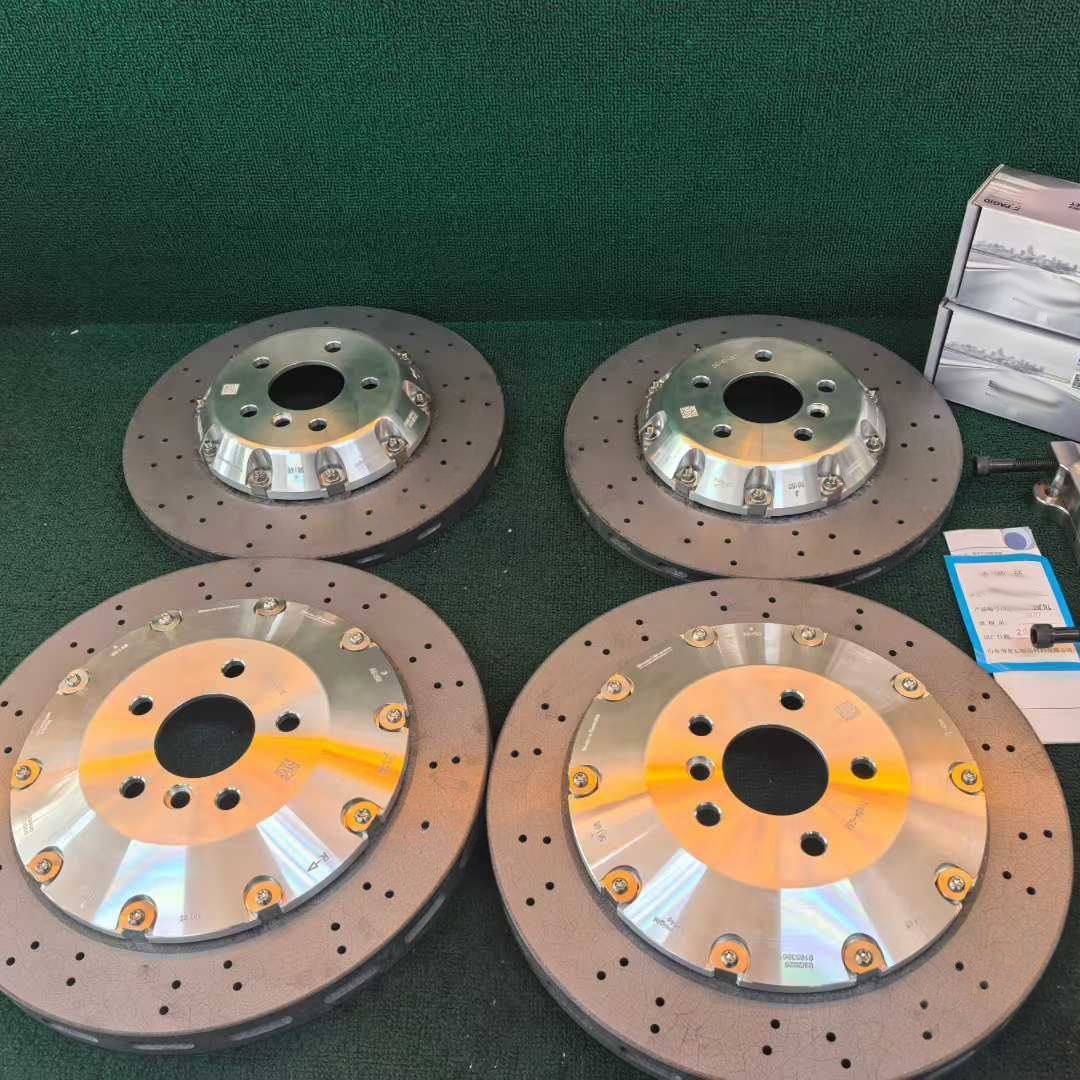Carbon Ceramic Brake Disc 420mm Rotor For Audi RS6 RS7 Porsche Top Hot Selling Carbon Ceramic Brake Disc Kit For BMW Car Part Premium Performance Brake Discs