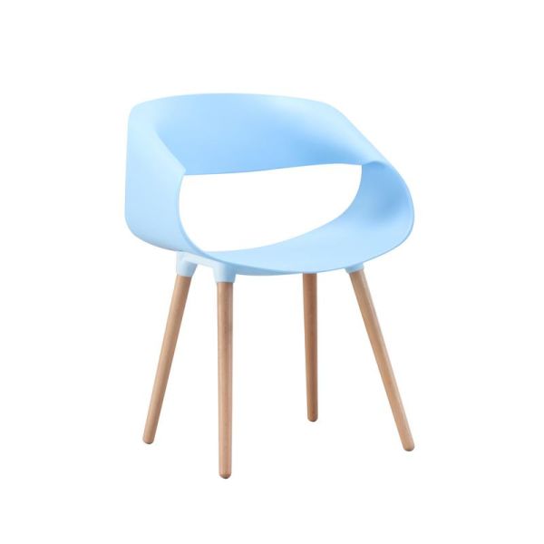 Dinning Room 15kgs 54cm Coloured Plastic Dining Chairs