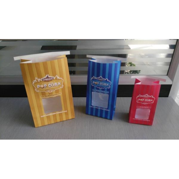 Подгонянные бумажные мешки для печений/мешки печенья/конфеты упаковывая