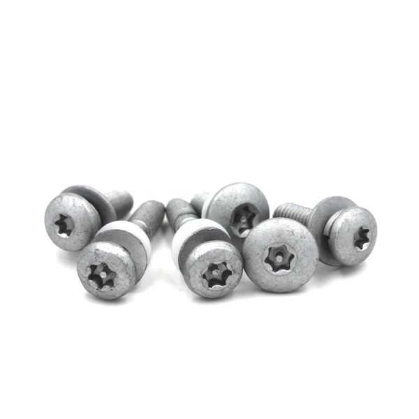 Система метрических измерений Грибный круглый головный винт с цинковой покрытием и полуниткой