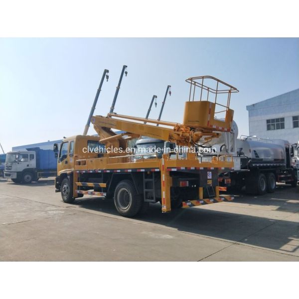 FTR 20m Scissor ISUZU Aerial Platform Truck Telescopic Boom