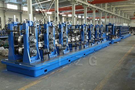 ZT-140 Steel Pipe Production Line , Square Tube Manufacturing Machine