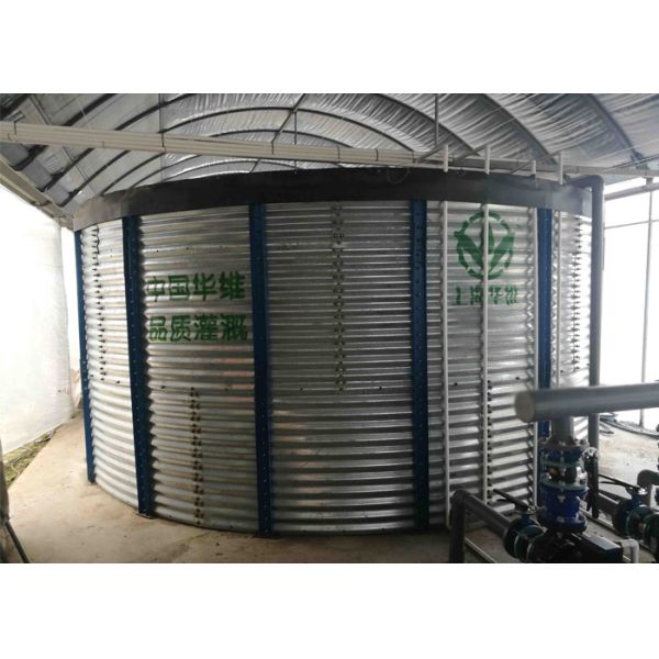 Height 4.62m Galvanized Steel 27cbm Bolted Water Tanks