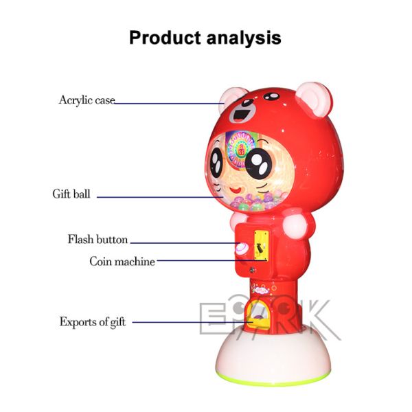 Capsule plastic toy electronic toy capsule vending machine Naughty Cow Capsule Machine