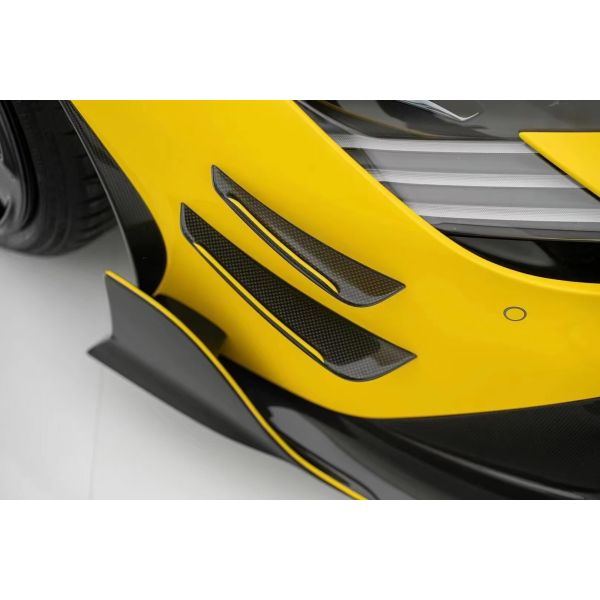 SF90 Ferrari Body Kit MSY Style Carbon Fiber Rear Bumper Lip Spoiler Side Skirt