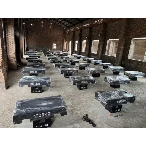 1000kg Test Weight Cast Iron Counterweights Test Masses For Crane