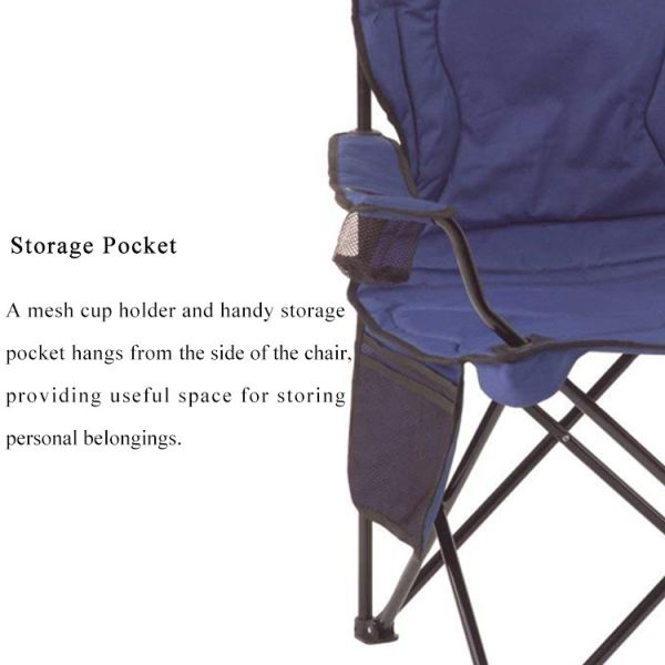 OEM Aluminum Frame 42*41*47cm Outdoor Camping Chair