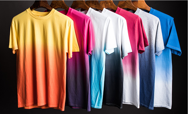 Oem custom printing ovesize dip dye t shirt/t-shirt t shirt tshirt/t shirt t-shirt tshirt