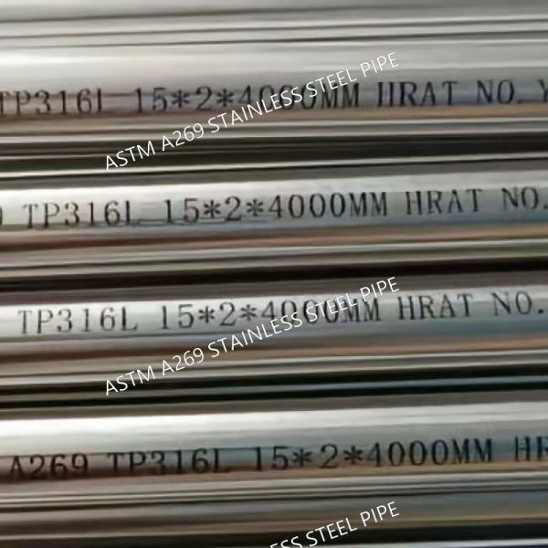 TP304 TP316L Stainless Steel Pipe Seamless Pipe Precison Cold Drawn SS Pipes ASTM A269