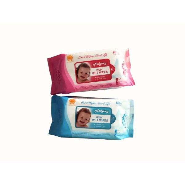 45 Gsm Cleaning Baby Wet Wipes 99.9% EDI Purified Water Perfume Free