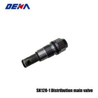 Valve principale d'équipement d'EXCAVATRICE à piston de pompe de distribution hydraulique lourde de la pièce de rechange SK120-1 pour la pompe hydraulique
